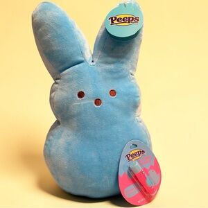 Peeps Blue Plush Bunny & Peeps Cotton Candy  Lip Balm